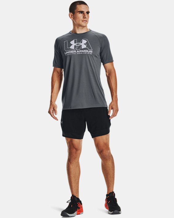 Men's UA Velocity 21230 T-Shirt in Gray image number 2